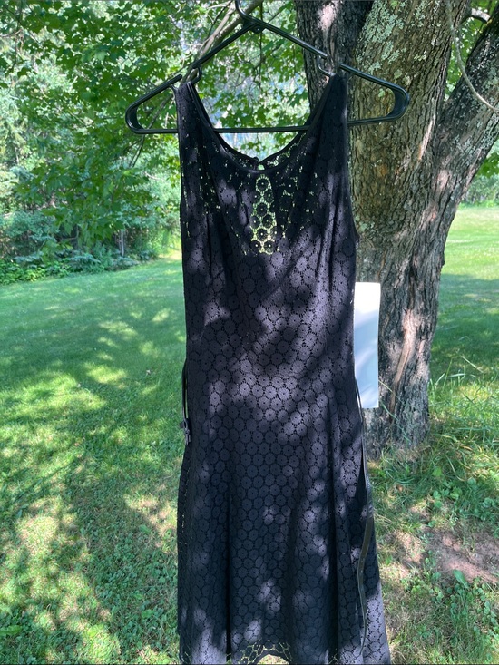 Evan Picone Dresses & Skirts - Evan Picone Black Lace Backless Sleeveless Dress